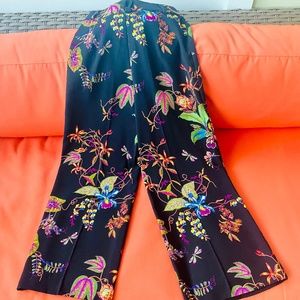 H & M Flared Floral Pants